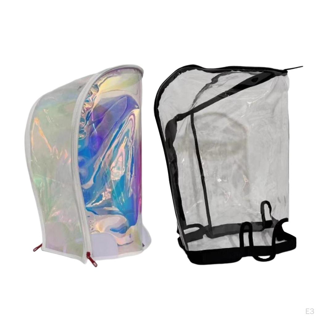 Pokrowiec przeciwdeszczowy na torbę golfową Pokrowce na kije Płaszcz przeciwdeszczowy Pyłoszczelny Wodoodporny Przezroczysty z zamkiem Błyskawicznym Ochronny