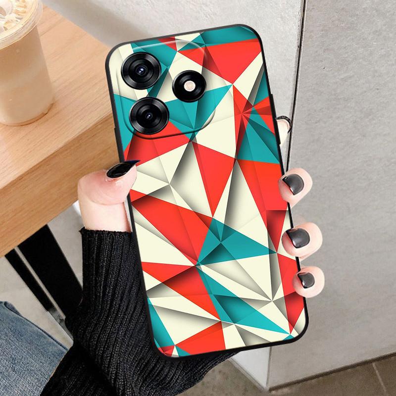 For Tecno Spark 10 Case Back Cover Spark10 Cute Cartoon Flower Skull Soft Silicone Phone Cases For Tecno Spark 10C Fundas Coque