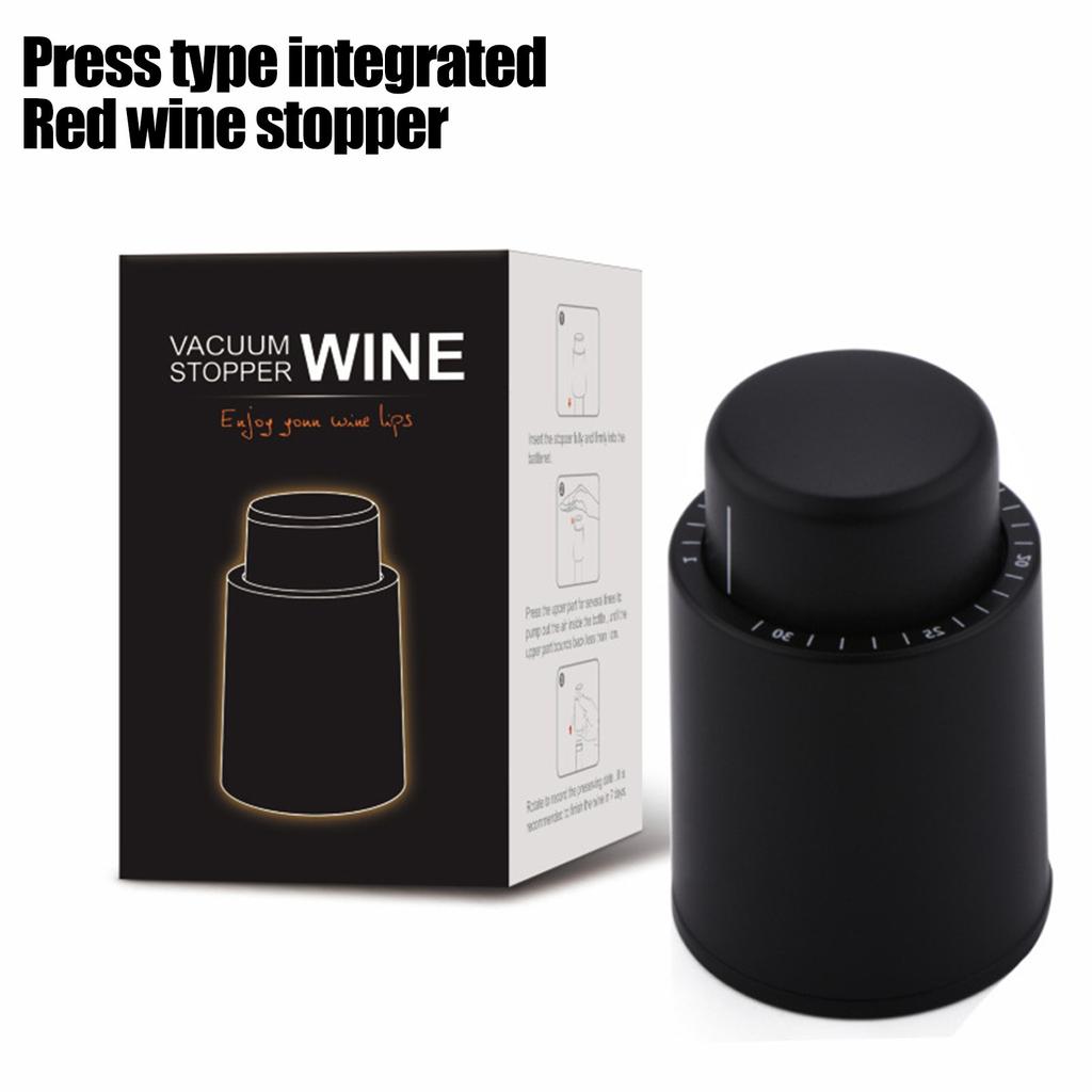 Vakuum Weinverschluss Press Integrierter Weinverschluss Weinverschluss Kork