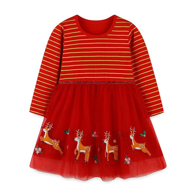 Summer Wear Girls Dress Floral Girl Dress Halloween Pumpkin Embroidered Princess Dress Toddler Dress 90