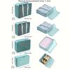8-6 Pcs Travel Storage Bag Set, Clothing Organizer Packing Bags Suitcase Luggage Organizer Pouches