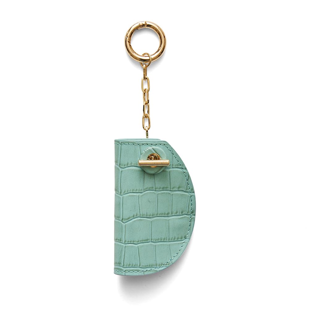 Ключница с тиснением под крокодила цвета лесного ореха Ha-2204-801 Soda