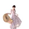 French 2026 floral lotus leaf floral dress sweet summer new temperament vacation skirt long dress