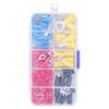 102PCS Insulated Ring Terminal 10 Different Specifications Flame Retardant Wire Connectors Assortmen