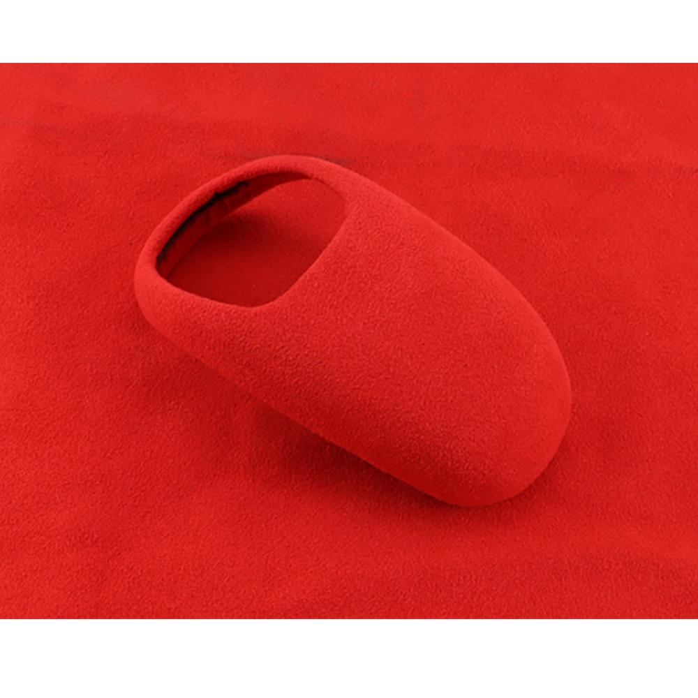 

Ручка переключения передач автомобиля, замшевая накладка на головку, отделка, стильный молдинг для салона автомобиля, аксессуар для Jeep Grand Cherokee 2014 2015 красный