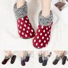 1 Pairs Soft-Soled Anti Slip Fleece-Lined Thickened High Tube Winter Carpet Socks Non-Slip Floor Socks