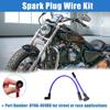 2pcs 10.4mm 10mm Motorcycle Spark Wire for Big Twin 1999-2019 Replacement Spark Wires Waterproof Ignition Wire