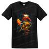 Mandarin Duck T Shirt Colorful Dynamic Bird Art Wildlife Nature Graphic Tee Gift