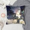 D-Dr. Stone Double-Sided Printed Square Pillow Cover Decorative Cushion Cover For Sofa Bedroom Bedside