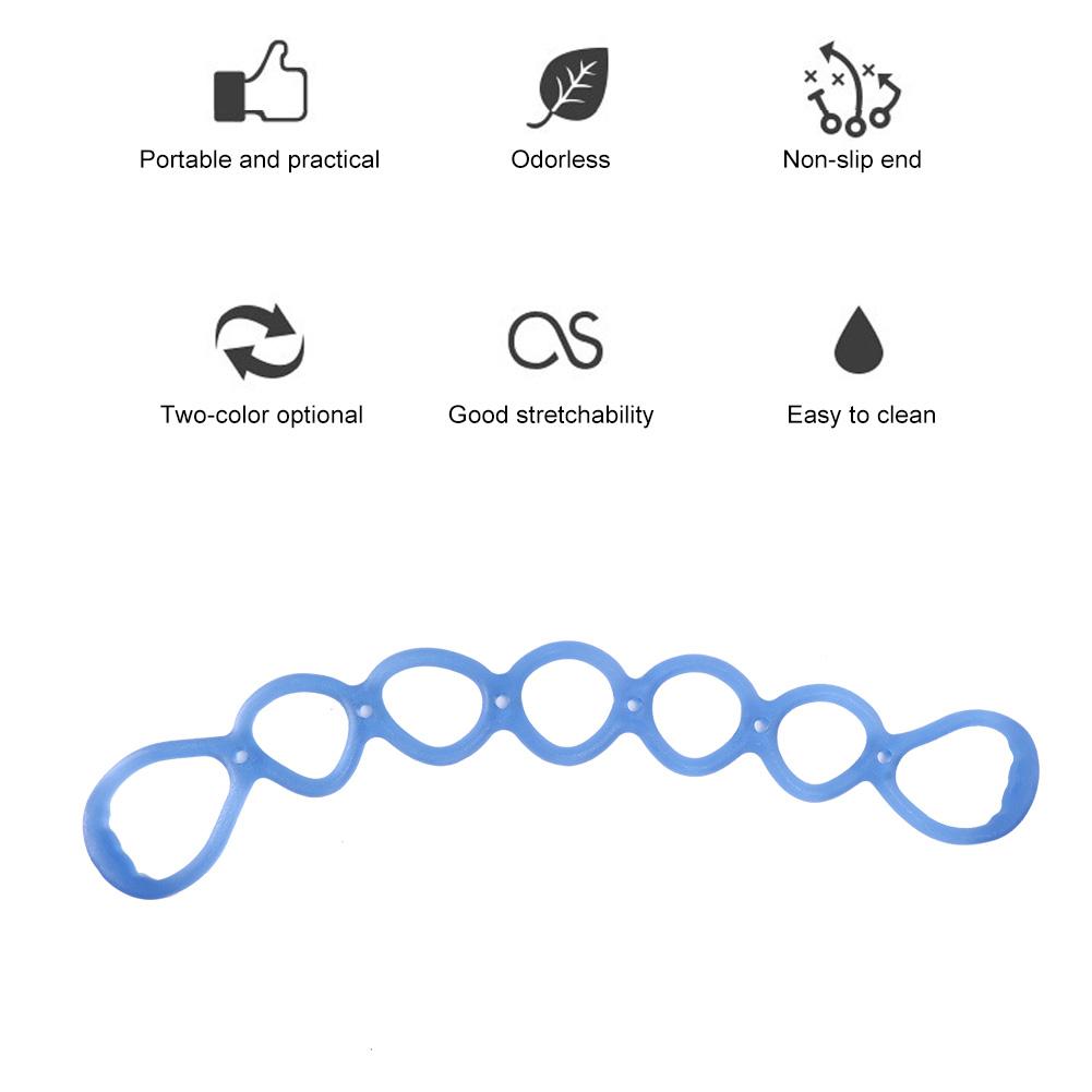 Multifunction Fitness Yoga Rope Band Leg Stretch Belt Exercise Sports StrapBlue