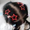 20 Stuks Mode Zoet Cool Rode Ster Haarspelden Haarklip Eendenbek Simpele Haarspelden Mode Haaraccessoire Cadeaus