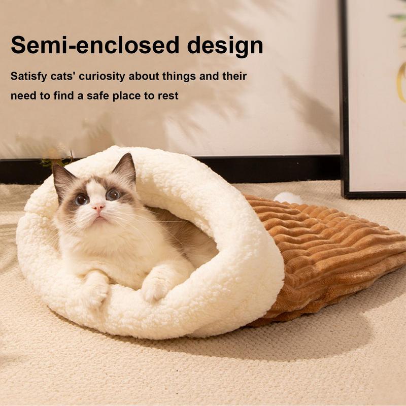 

Dog Sleeping Bag Thermal Cat Sleeping Bed Cat Nest Bed Kitten Bed Cave Breathable Cozy Cat Bed For Home Pet Shops United States