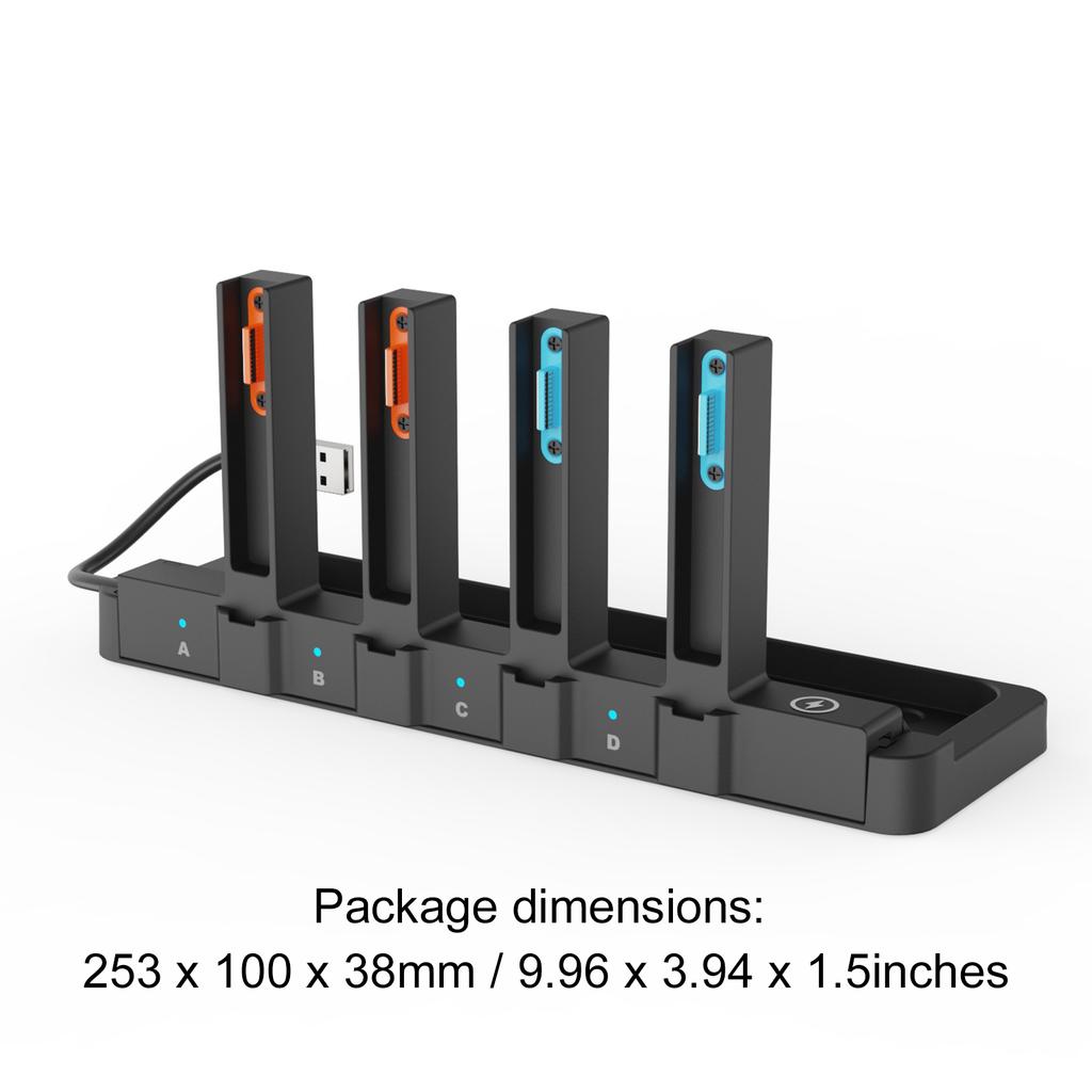 Controller Charger for NS2 Accessories Charger Station Charging Station for Switch Joy-Con Accessories