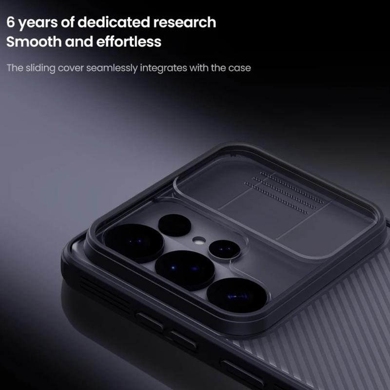 Smartphone Case Shockproof Protective Cover for S26 Ultra Shell Skin with Slide Camera Lens Cover Cellphone Accessories
