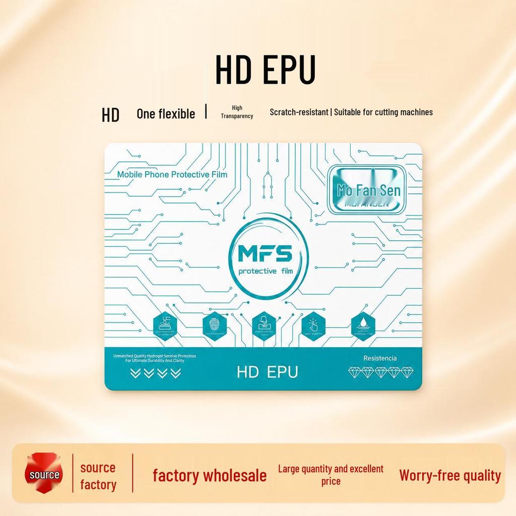 Hydrogel Film for Mobile Phone Cutting Machines, Anti-Blue Light, HD Quality