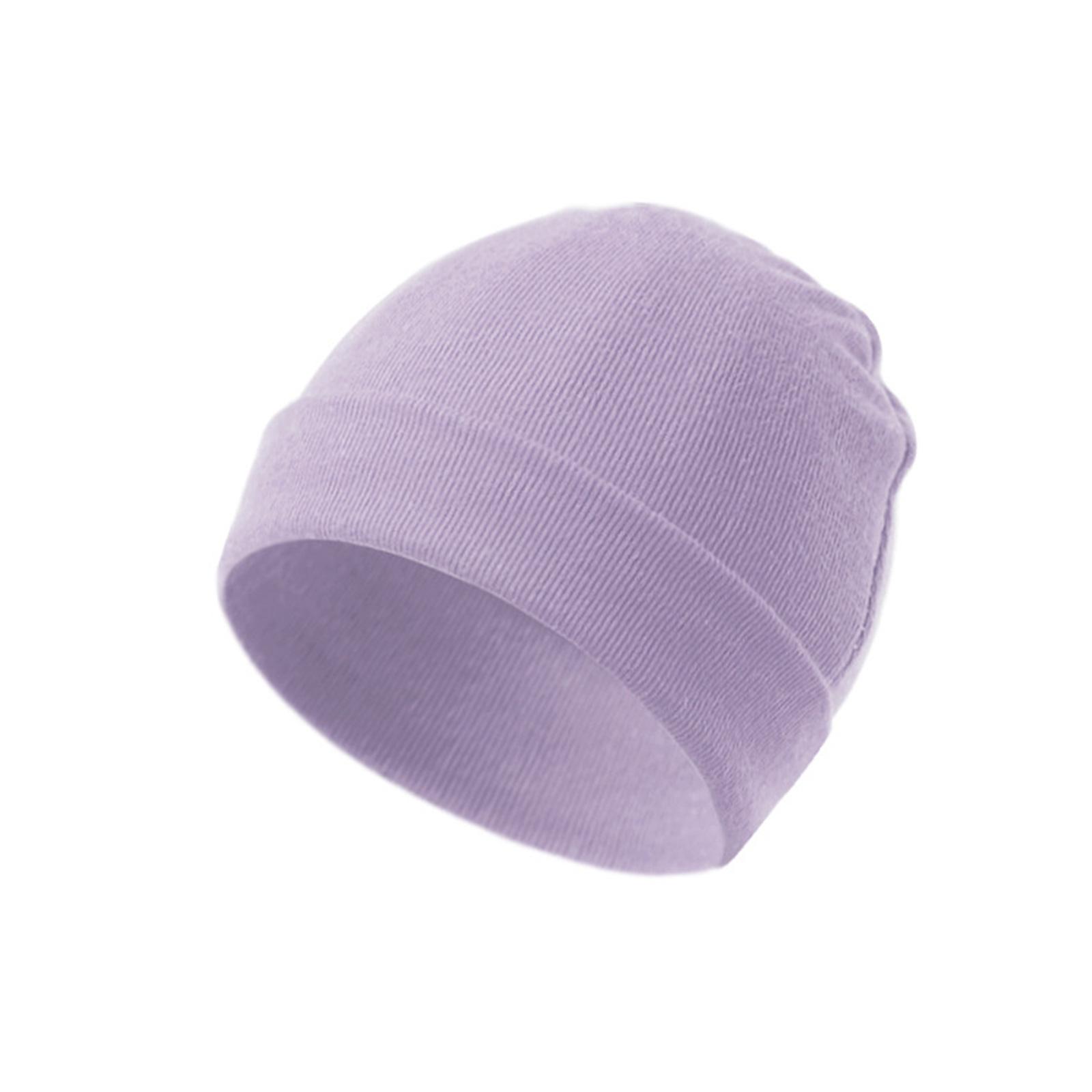 

Детская шапочка конфетного цвета, мягкая и удобная, для новорожденных, модный чепчик, дышащий головной убор для детей от 0 до 12 месяцев 1