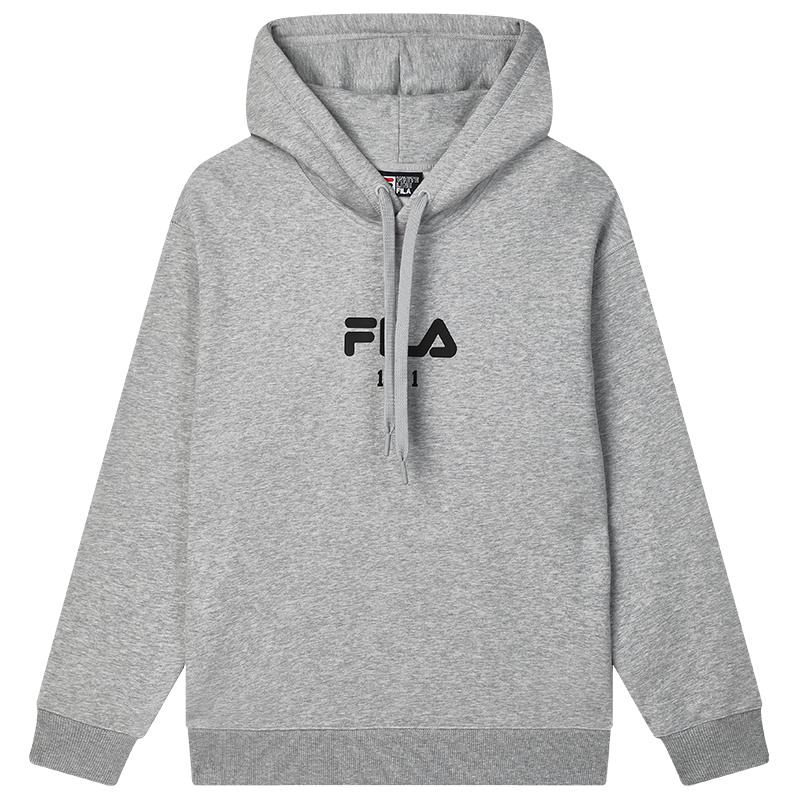FILA Unisex Fleece-Lined Hooded Sweatshirt S