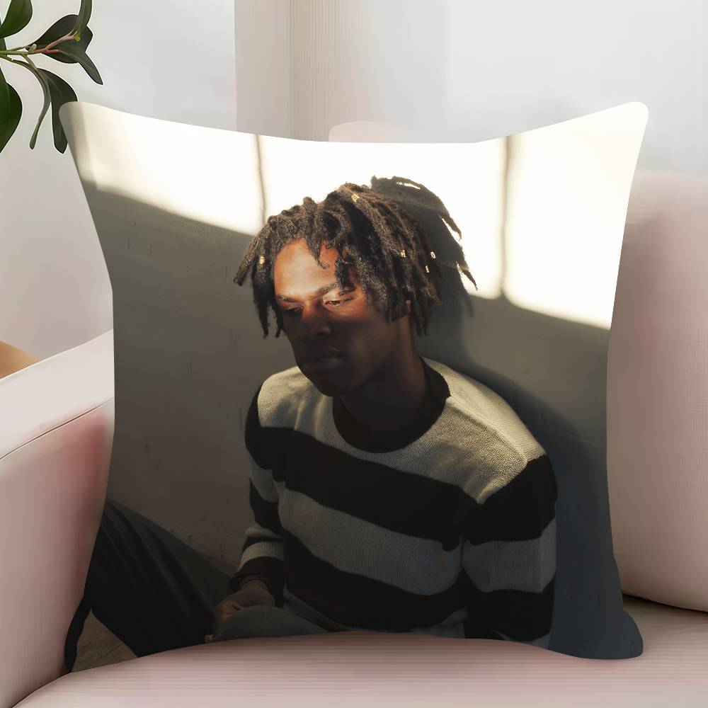 D-Daniel Caesar Son Of Spergy Pillow Case Decor Protective Covers Comfortable soft for Sofa Living Room Home office 12x12Inch