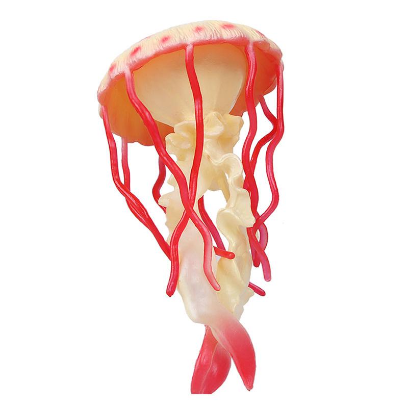 Sea Life Jelly fish Figurine - Detailed 5" Polymer Material Miniature Figure - Fun Learning-Enhancing Play Plaything for Boys, Girls & Kids Ages 3+