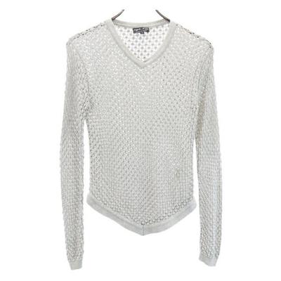Long Sleeve Sweater 1 Gray Knit Women Used