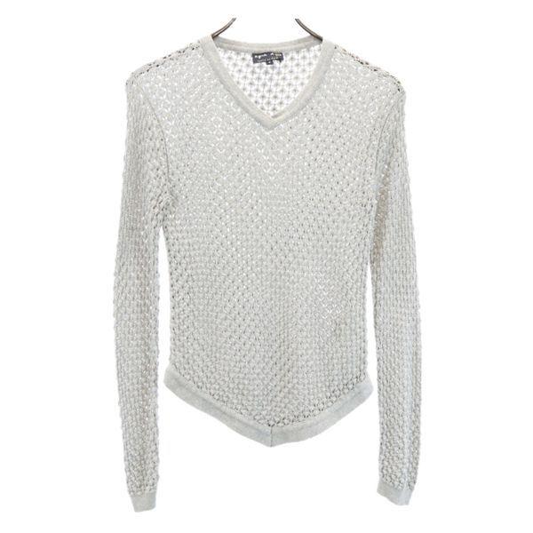 

agnes b. Long sleeve sweater 1 gray knit Women Used