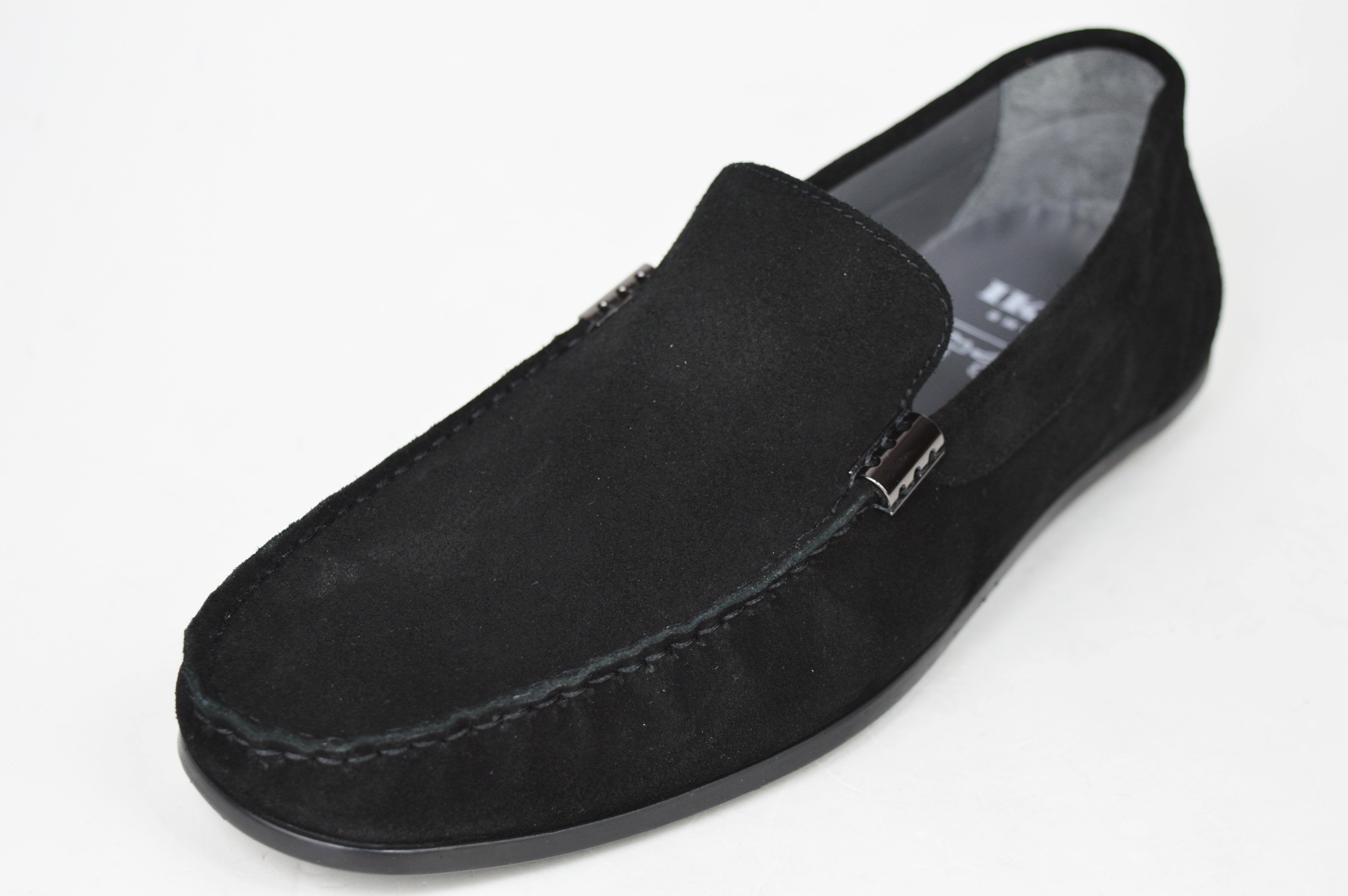 

Мокасини ikos 14011 40 Чорні замші 41 чорний