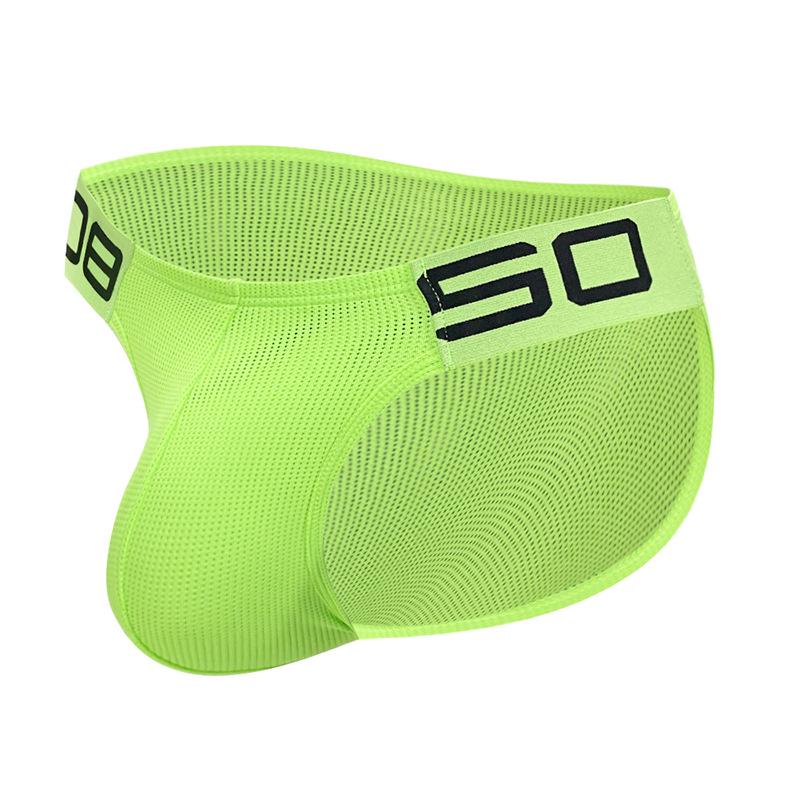 Herren Low Waist Mesh Dreiecks-Slips: Sexy, Atmungsaktiv, Hüfthebend, Ausbeulungsverstärkende Unterwäsche
