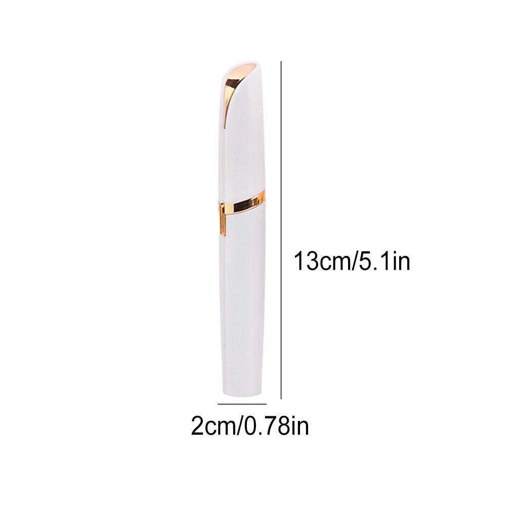 Electric Eyebrow Trimmer Facial Hair Removal Epilator Household Washable Battery Operated Brows Remover