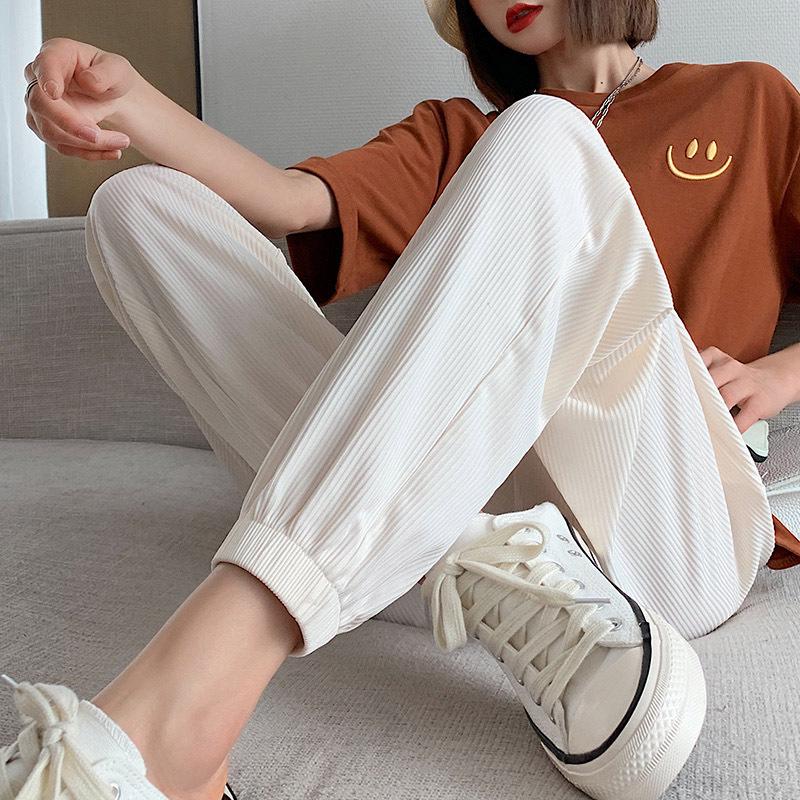 Women's Ice Silk Summer Harem Pants - Lightweight, Relaxed Fit, Mosquito Repellent, Cool & Slimming Style.