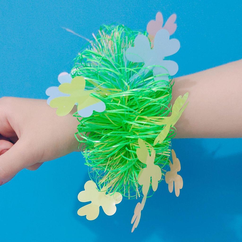 June 1st Cheerleading Wrist Flowers for Kindergarten Dance and Sports Events