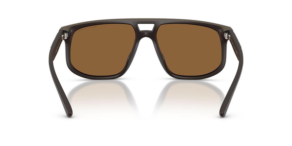 Armani Exchange Sunglasses Matte Brown Gradient Brown 58mm 83917358 0AX4161SU [ARMANI EXCHANGE]