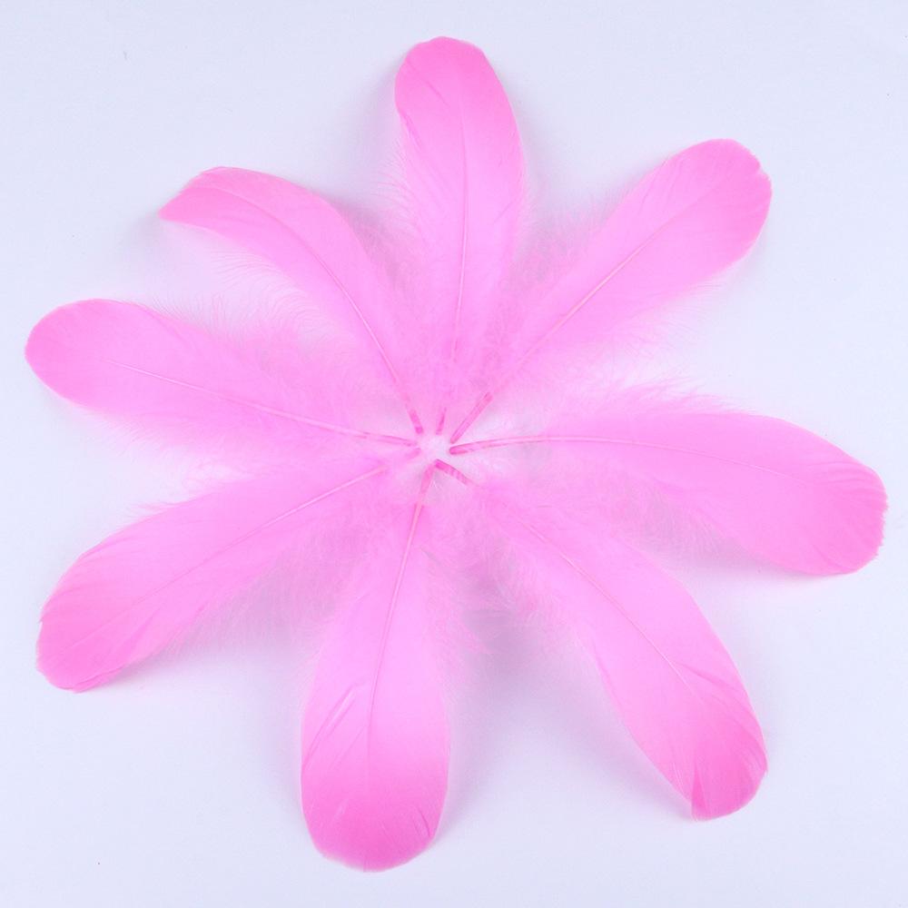 Goose Feather Diy Colorful Feather Soft Large Floating Feather Headdress Craft Decoration Material