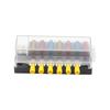 6-Way Compact Fuse Box with Single Input and 6 Outputs 32V DC For ATO ATC Fuses