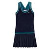 Womens/Ladies French Terry Cross Back Slim Dress