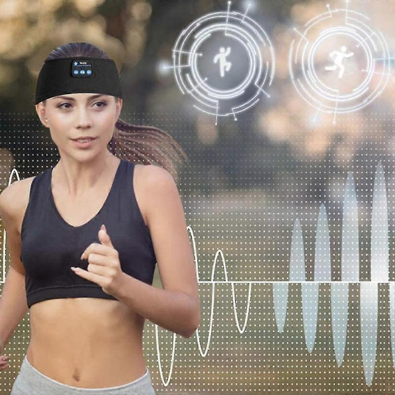 Sleep Headphones Bluetooth Headband, Wireless Headband HeadphonesBlack