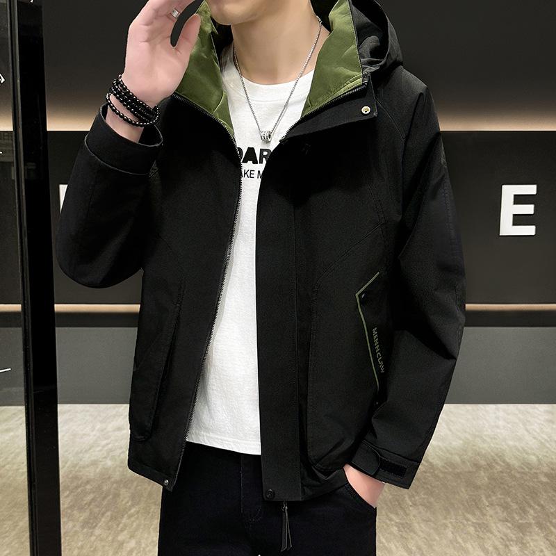 Men's Stylish Windbreaker: Hipster American Outdoor Casual Jacket for Spring & Autumn