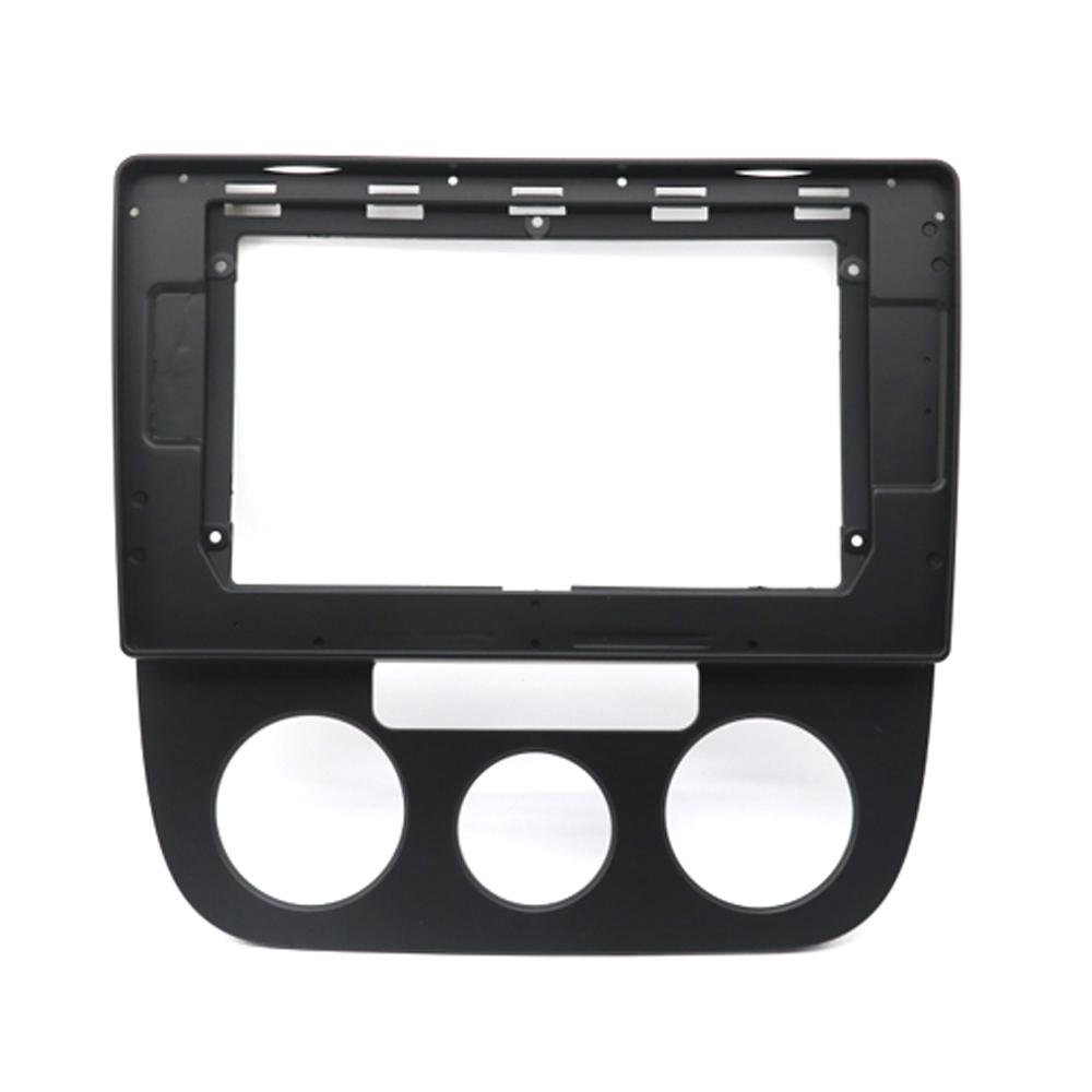 For VW Sagitar Jetta 5 Golf 5 Bora Vento 2006-2010 10 Inch Car Radio Frame Fascia Kit with Canbus Wiring Harness