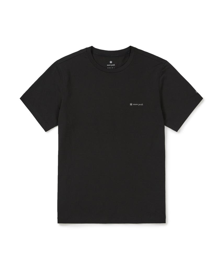 SNOWPEAK APPAREL Quick-Dry Primeflex Short Sleeve T-Shirt (S26Mmtts20) Black