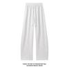 Men American Retro Lazy Style Loose Wide Leg Straight Casual Sweatpants