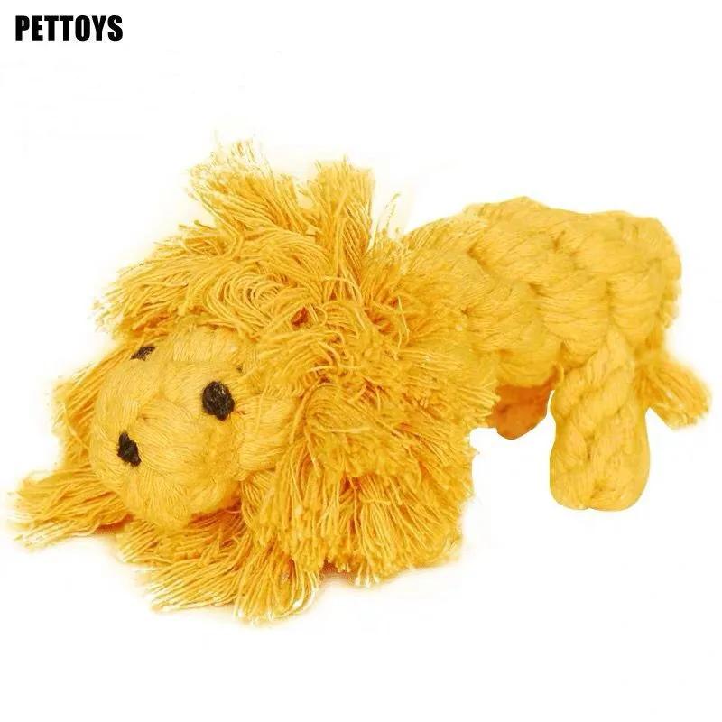 New 1pcs Pet Dog Chew Toys Kitten Grinding Cleaning Teeth Puppy Cat Rope Knot Ball Toy Animal Playing Accessories Pet Products