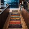 VIKAMA Bohemian Colorful Runner Rug Large Area Rugs Easy-Clean Kitchen Rug Doormat Welcome Mat Rug For Bedroom Live Room Home De