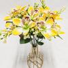 Silk Orchid Bouquet Winter Style Wedding Decor Handcrafted Dining Table Ornament