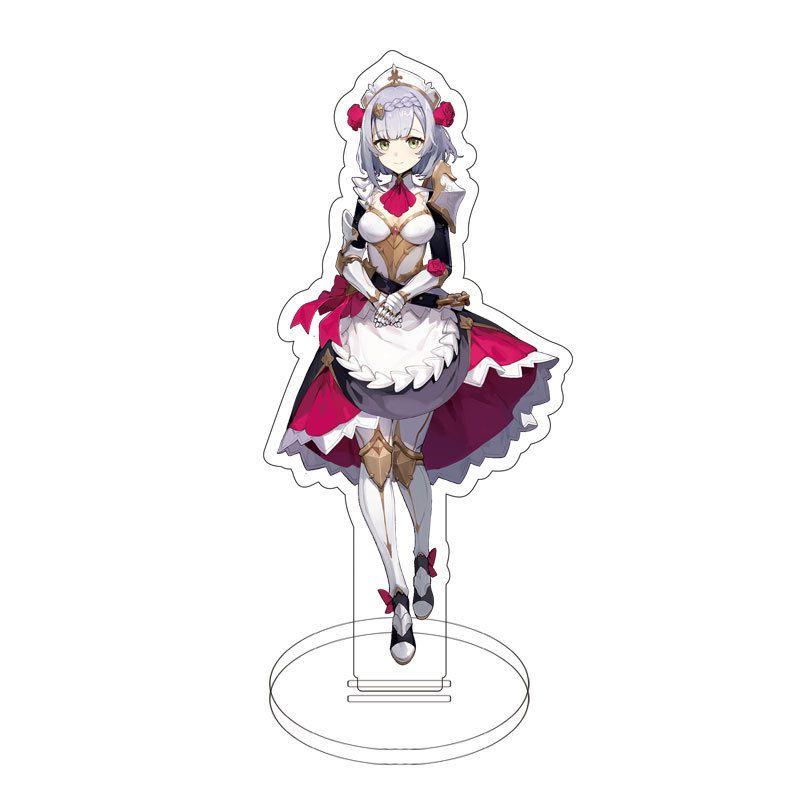 Game Genshin Impact Acrylic Figure Stand Klee Keqing Ganyu Display Desktop