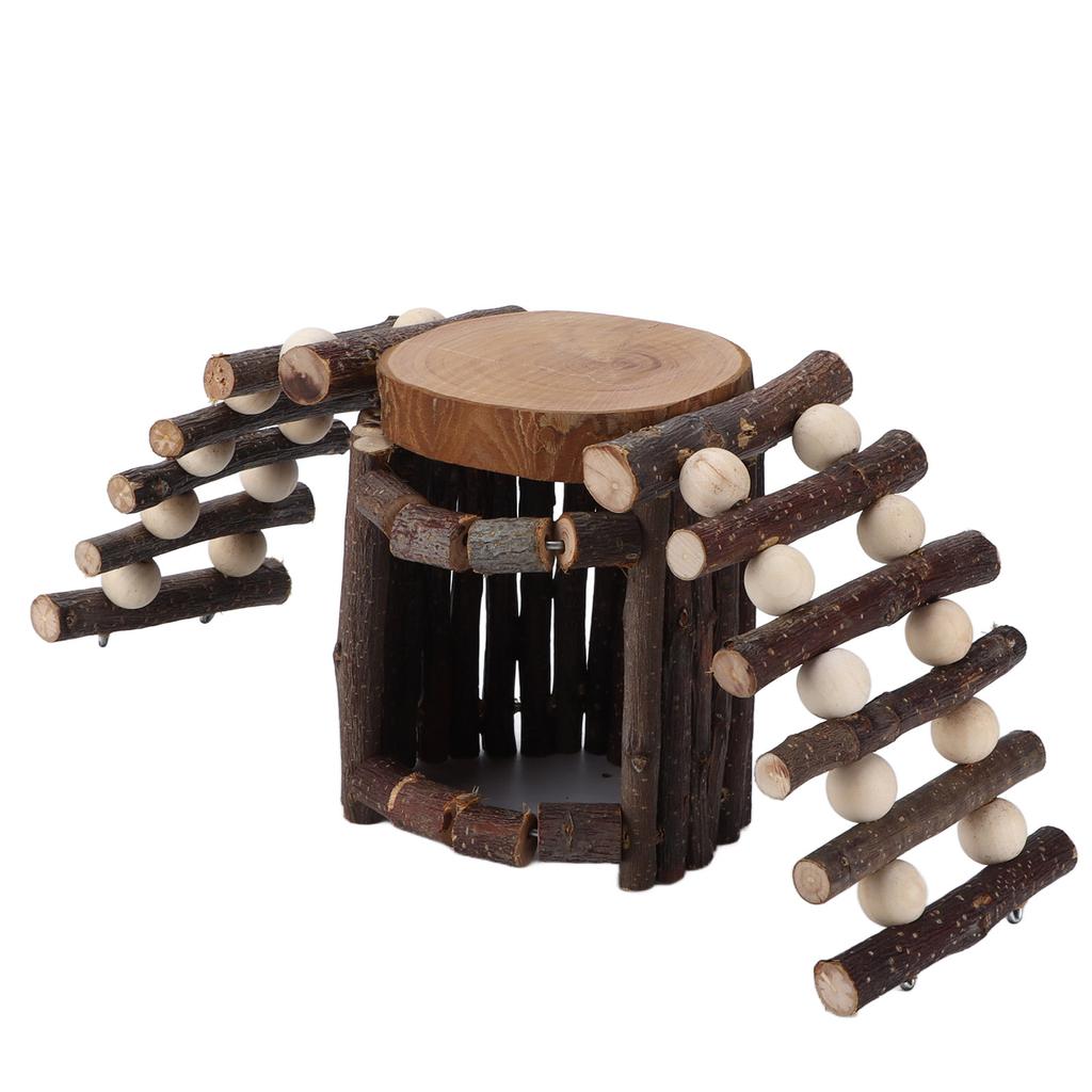 Hamster House and Climbing Ladder Toy Hamster Fence Ladder Toy for Small Animals