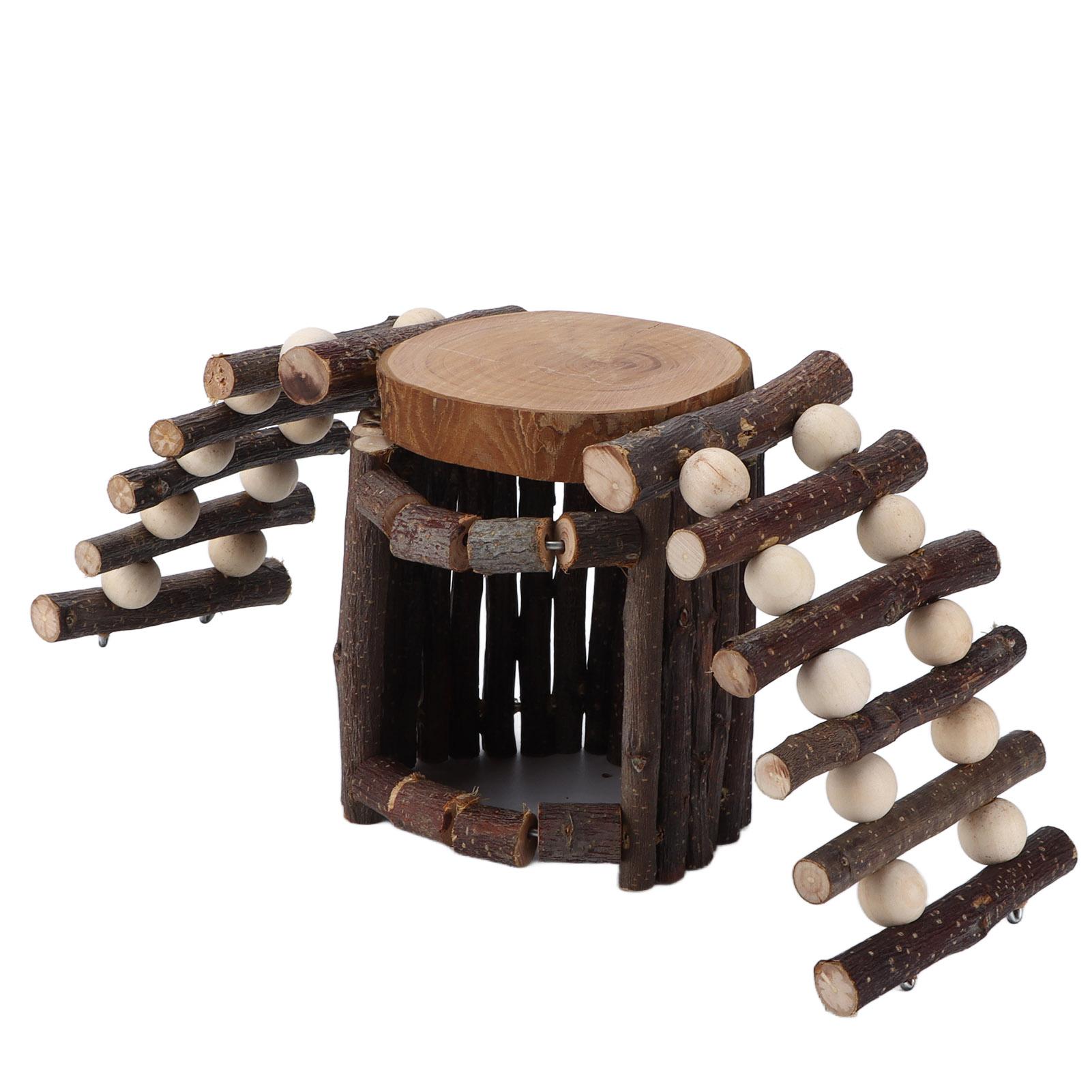 Hamster House and Climbing Ladder Toy Hamster Fence Ladder Toy for Small Animals