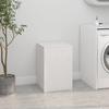 VidaXL Laundry Box White 44x44x66 Cm Solid Pine Wood 823565