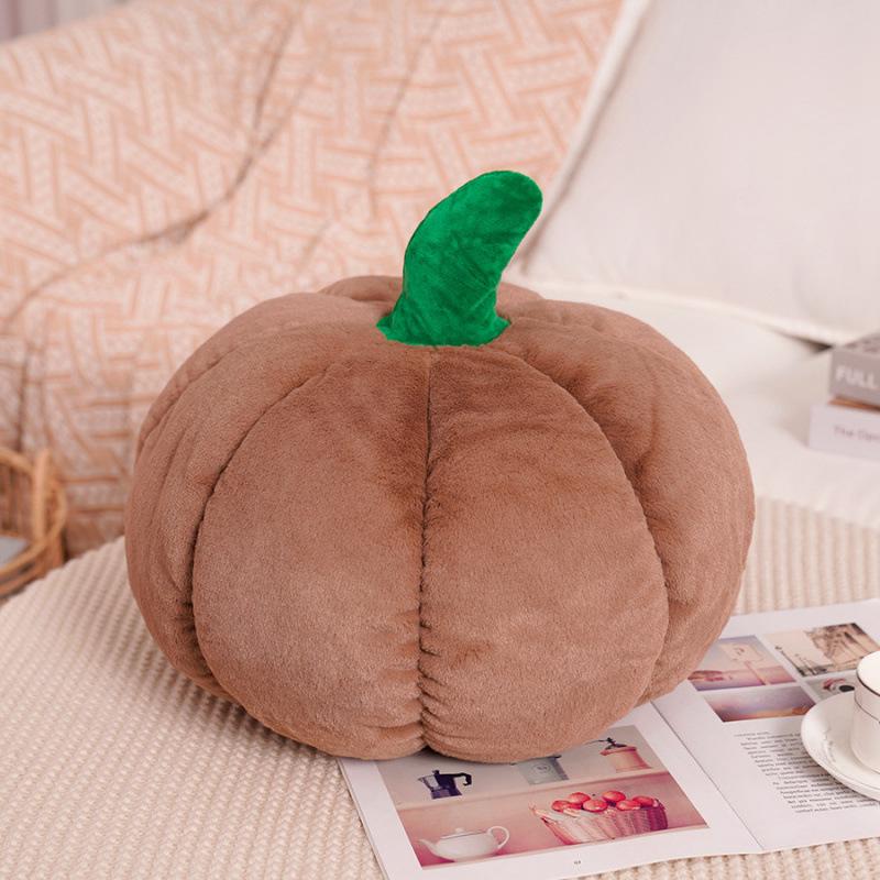 Creative Pumpkin Throw Pillow: Plush Indoor Cushion & Backrest for Sofa, Living Room, or Bay Window Decoration