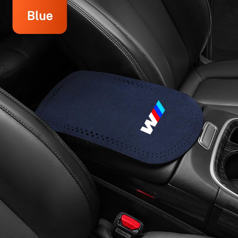 Car Armrest Box Mats For BMW 1 3 5 7 Series M Performance X1 X3 X4 X5 F10 F15 F16 F20 F30 M3 M4 E34 E46 Center Console Protector XJBRL1