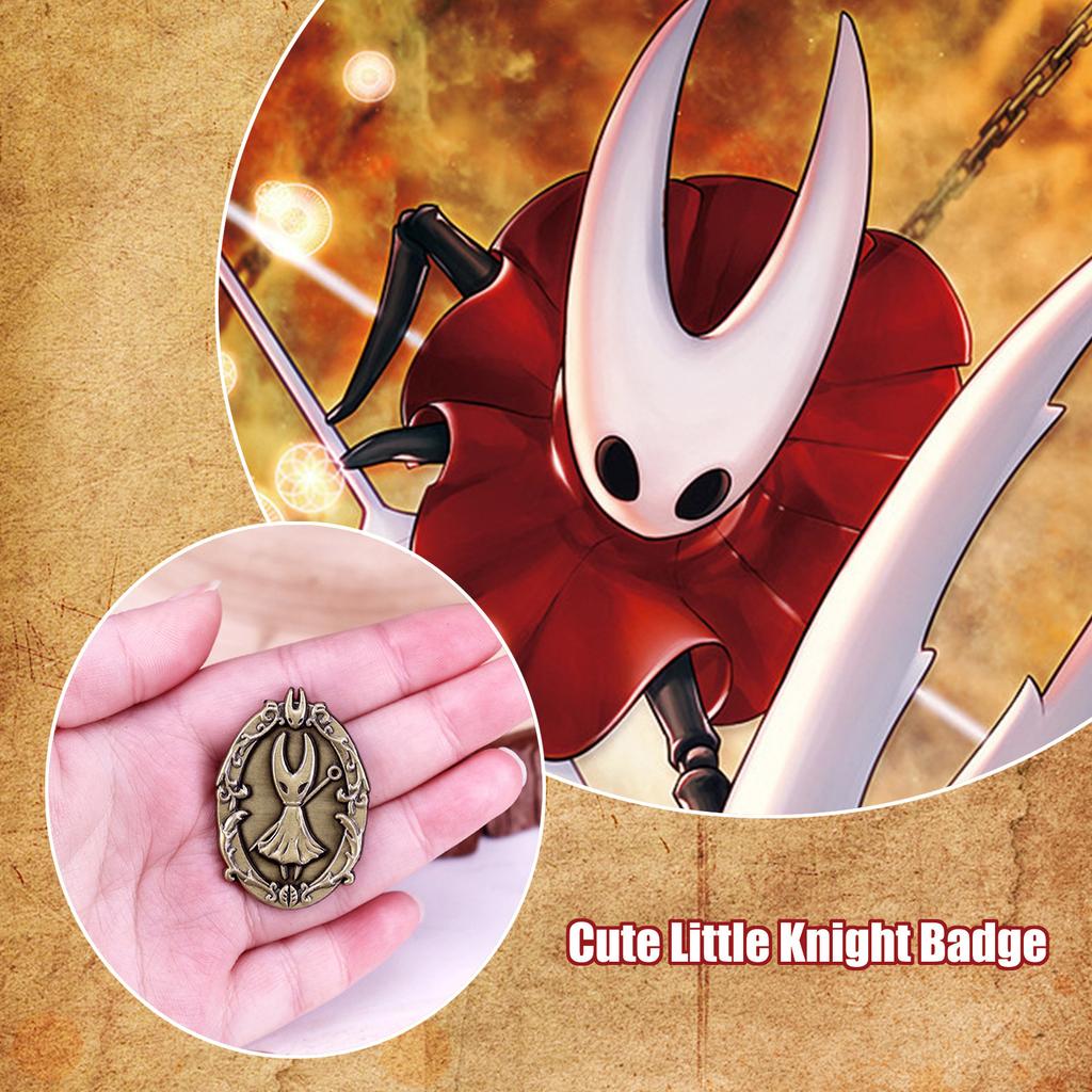 Cute Knight Enamel Pin Game Badge, Alloy Collection Badge