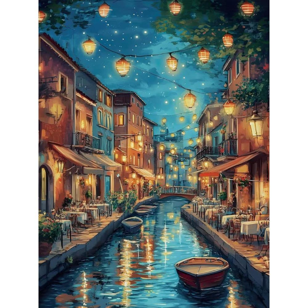 DIY Handmade Diamond Painting Ancient City Planet Landscape Living Room Full of Diamond Decorative Painting